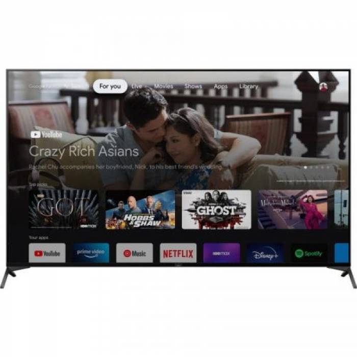 Televizor LED Sony BRAVIA XR-55X93J Seria X93J, 55inch, Ultra HD 4K, Black