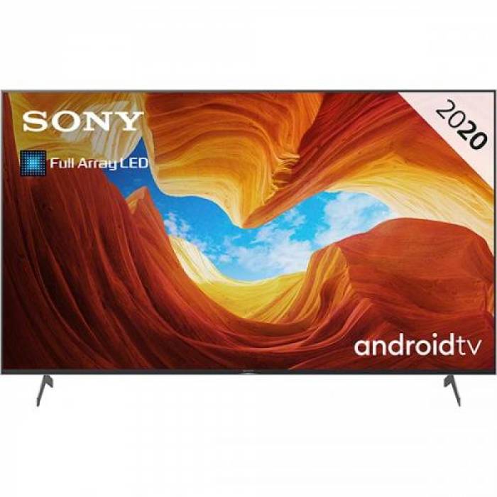 Televizor LED Sony KD-55XH9077 Seria XH9077, 55inch, Ultra HD 4K, Silver