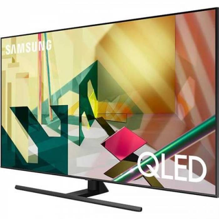 Televizor QLED Samsung Smart QE55Q70TATXXH Seria 55Q70T, 55inch, Ultra HD 4K, Black