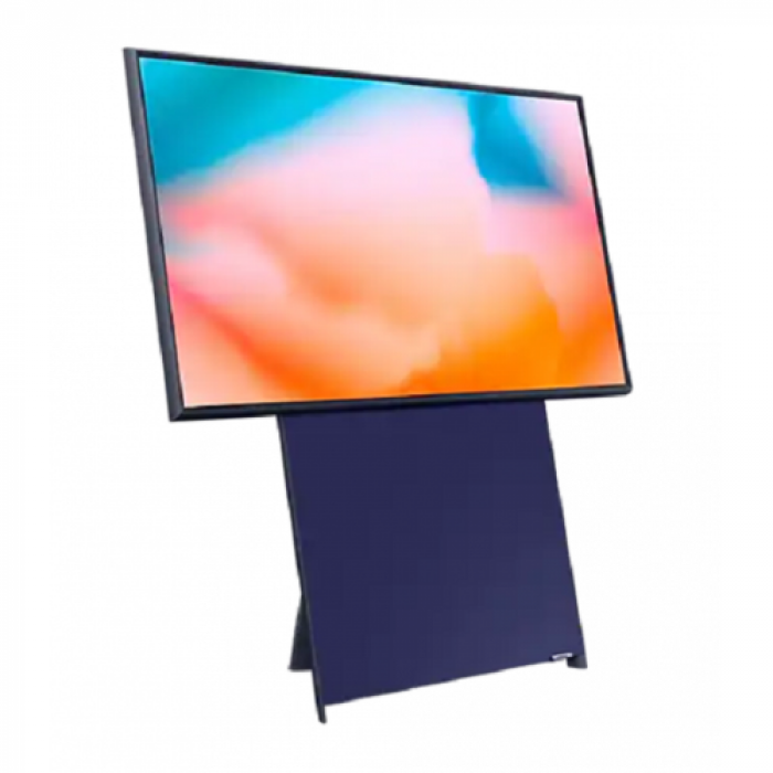 Televizor QLED Samsung Smart The Sero QE43LS05BAU Seria LS05B, 43inch, Ultra HD 4K, Navy Blue