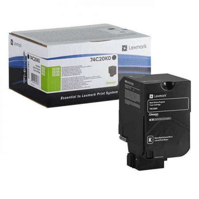 Toner Lexmark Black 74C20K0