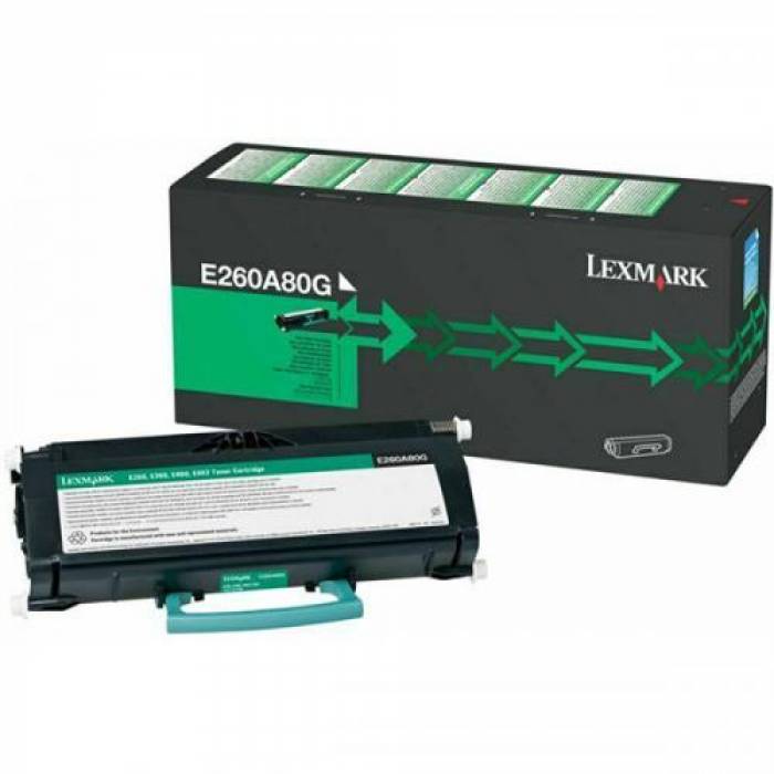 Toner Lexmark Black E260A80G 