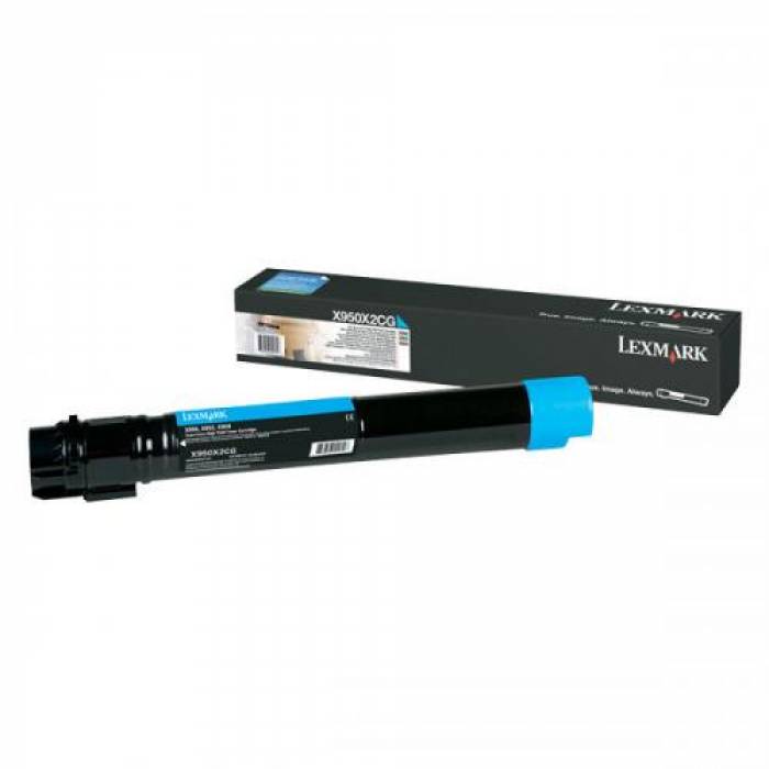 Toner Lexmark X950X2CG Cyan