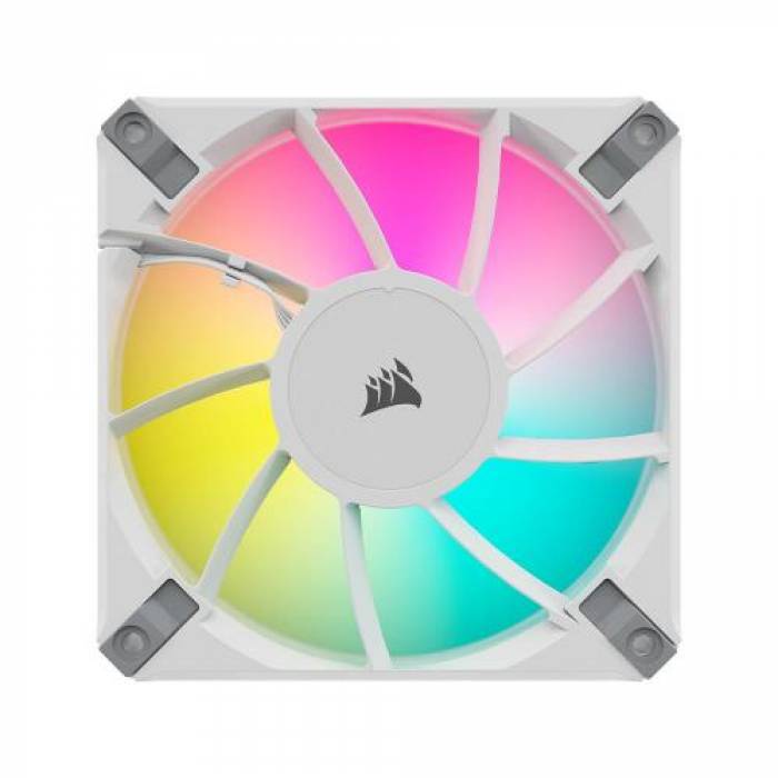 Ventilator Corsair iCUE AF120 RGB ELITE White, RGB LED, 120mm