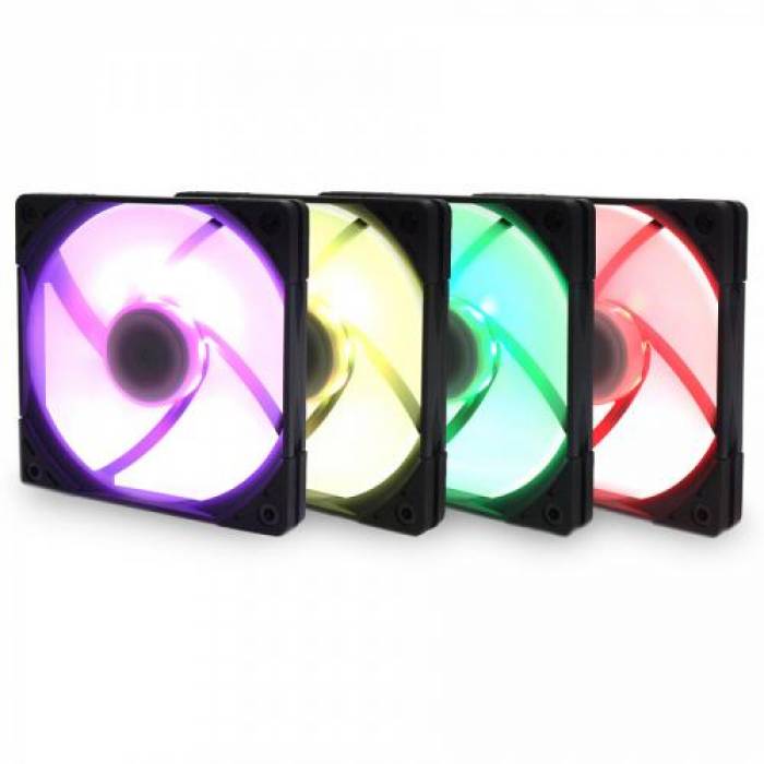 Ventilator Scythe Kaze Flex Slim RGB PWM, 120mm