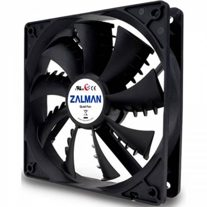 Ventilator Zalman ZM-F2 Plus(SF), 92mm, Black